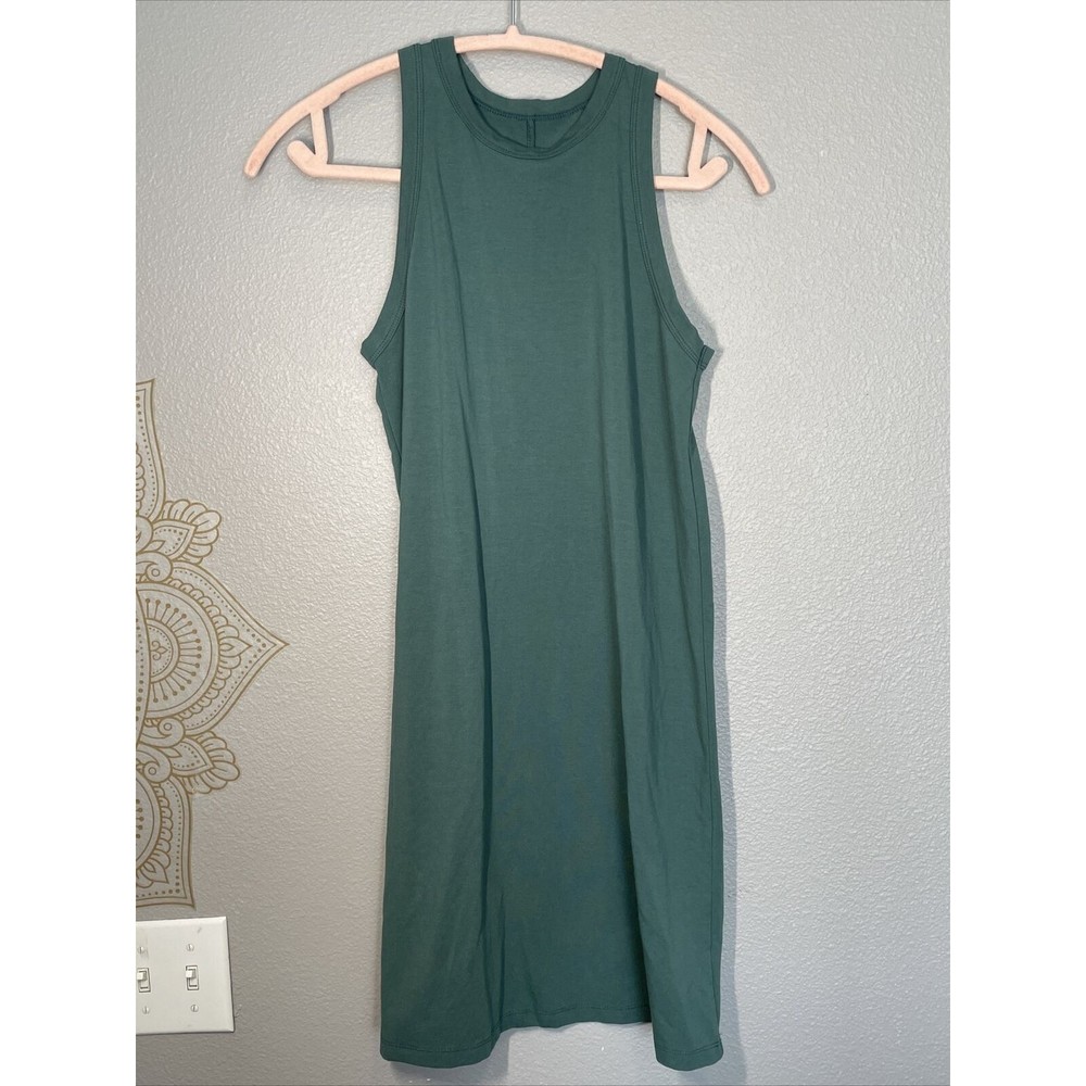 A New Day Sleeveless Tank Dress Size XS Green Midi